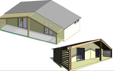 Présentation des 2 chambres avec terrasse